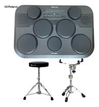 Kit Bateria Eletronica Revas Roland Pb350 + Estante + Banco Kit Bateria Eletronica Revas Roland Pb350 + Estante + Banco