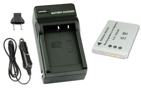 Kit Bateria EN-EL8 + carregador para Nikon Coolpix S1, S2, S3, S5, S6