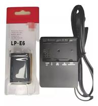 Kit Bateria Lpe6 Carregador P/ Canon 70d Premiera Linha Kit Bateria Lpe6 Carregador P/ Canon 70d Premiera Linha