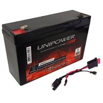 Kit Bateria Selada 6v 12ah Unipower + Chicote - Moto Elétrica