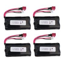 Kit Bateria Wltoys 12428 7.4V 3500mAh 12423 10428 A959B A969B Q46 SG 116 Carrinho Avião Barco