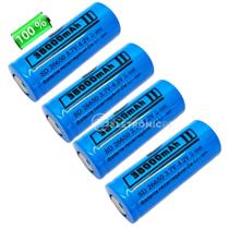 Kit Baterias 26650 3.7V4.2V 38000mAh Recarregáveis para Lanternas e Eletrônicos DY2665038000 Kit Baterias 26650 3.7V4.2V 38000mAh Recarregáveis para Lanternas e Eletrônicos DY2665038000