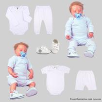Kit Batizado Roupa Bebe 5 Pecas Sapatinho Body Mijao Casamento Kit Batizado Roupa Bebe 5 Pecas Sapatinho Body Mijao Casamento
