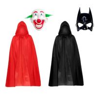 Kit Batman e coringa Capa e Mascara Fantasia Halloween