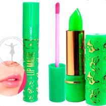 Kit Batom da vovó Mágico Lip ORIGINAL LANÇAMENTO E Batom Verde da Vovó Bala ORIGINAL 24 Horas