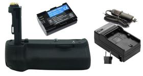 Kit Battery Grip BG-E13 + 1 Bateria LP-E6 + 1 Carregador para Canon EOS 6D