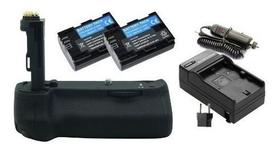Kit Battery Grip BG-E13 + 2 Baterias LP-E6 MemoryTec + Carregador Compatível com Canon EOS 6D Kit Battery Grip BG-E13 + 2 Baterias LP-E6 MemoryTec + Carregador Compatível com Canon EOS 6D