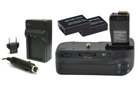 Kit Battery Grip BG-E18 + 2 Baterias LP-E17 + Carregador para Canon T6i T6s