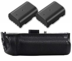 Kit Battery Grip DMW-BGGH5 para Panasonic DMC-GH5 + 2 baterias
