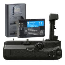 Kit Battery Grip MemoryTec BGR10 1 Bateria LPE6NH Carregador compatível com Canon EOS R5 R6 R7 R5C R6 Mark II Mirrorless Digital Cameras High Po