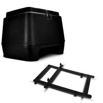 Kit baú 80 litros + suporte removível cg cargo Kit baú 80 litros + suporte removível cg cargo