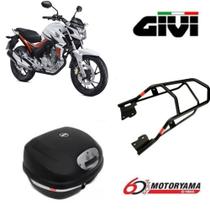Kit Baú Givi E33 + Bagageiro Sr1147 TWISTER Cb250 CB 250