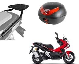 Kit Bau Givi E350N + Suporte Scam Spto537 P Honda Adv 150