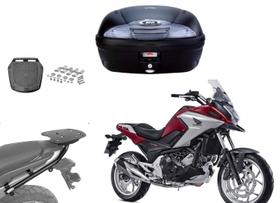 Kit Bau Givi E450Nt +Suporte Scam Spto200 Honda Nc750X 13A21