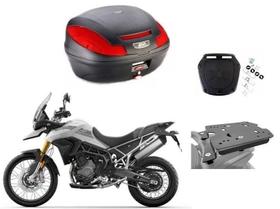 Kit Bau Givi E470N + Suporte Scam Spto510 Para Tiger 900