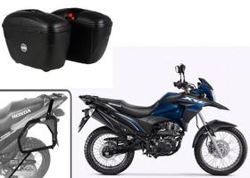 Kit Bau Lateral Givi E21N+Suporte Scam Spto102 P Honda Cb500