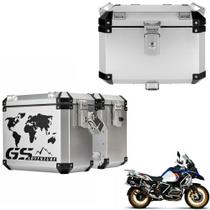 Kit Bauletos 43L R 1250 GS Adventure Escovado Bráz - Bráz Acessórios