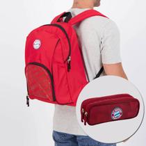 Kit Bayern Mochila Classic e Estojo Vermelho