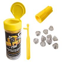 Kit BB PRO de 200 tampões de aço inoxidável para armadilha de abelha-carpinteira Kit BB PRO de 200 tampões de aço inoxidável para armadilha de abelha-carpinteira