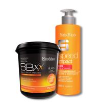 Kit Bbxx Beauty Balm Black + Speed Impact S.O.S NatuMaxx 1kg