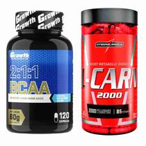 Kit Bcaa 120 Caps Growth + L-Carn 120 Caps IntegralMedica