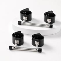 kit bdsm fetiche bondage sado algemas tornozeleiras e pulso