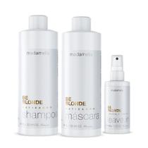 Kit be blonde duo 1l e leave-in 200g madamelis