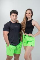 Kit Beach Shorts Casal - Verde Neon