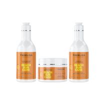 Kit Beach Sun Proteção Completa para Cabelos, Verão TreeLiss