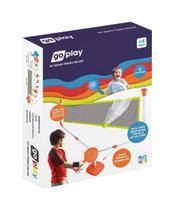 Kit Beach Tennis com Rede Deluxe Go Play Multikids BR1792