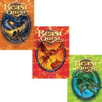 Kit Beast Quest: Epos o Pássaro, Sepron a Serpente e Ferno o Dragão - Aventuras Mágicas - Kit de Livros