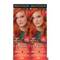 Kit Beauty Color Coloração 76.44 Ruivo Absoluto Individual