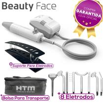KIT Beauty Face + Jogo de Eletrodos + Suporte P/ Eletrodos - HTM