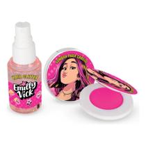 Kit Beauty Mix Emilly Vick Dos Rosa Maquiagem + Hair Glow Emilly Vick Dos Rosa Maquiagem - Brink Model