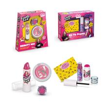 Kit Beauty Mix Emilly Vick Dos Rosa Maquiagem+Kit Tô Pronta Emilly Vick E Katlen Dos Rosa - Brink Model