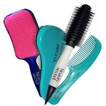 Kit Beauty Secret Escova Alisamento Raquete Magica e Pente