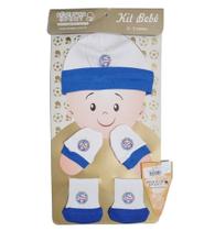 Kit Bebê 3 Pçs Bahia Touca Luva e Meia Oficial Kit Bebê 3 Pçs Bahia Touca Luva e Meia Oficial