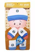 Kit Bebê 3 Pçs Grêmio Touca Luva e Meia Oficial