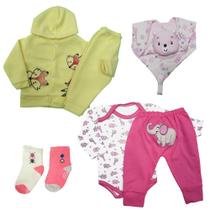 Kit Bebê 7 Peças Conjunto Soft e Conjunto Body Mijão Naninha Kit Bebê 7 Peças Conjunto Soft e Conjunto Body Mijão Naninha