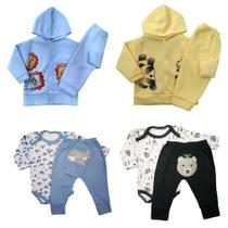 Kit Bebê 8 Pças Body e Mijão Bumbum Bordado e Conjuntos Soft Kit Bebê 8 Pças Body e Mijão Bumbum Bordado e Conjuntos Soft