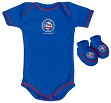 Kit Bebê Bahia 2 Peças Azul Torcida Baby
