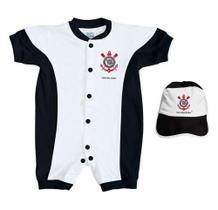 Kit Bebê Corinthians 2 Peças Curto - Torcida Baby Kit Bebê Corinthians 2 Peças Curto - Torcida Baby
