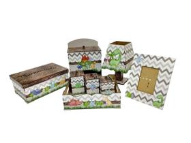 Kit Bebe Dinossauro Quarto Higiene Decoração Maternidade Kit Bebe Dinossauro Quarto Higiene Decoração Maternidade
