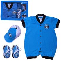 Kit Bebê Grêmio Com 3 Peças Oficial