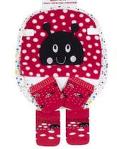 Kit bebe inf winston touca/luva/meia