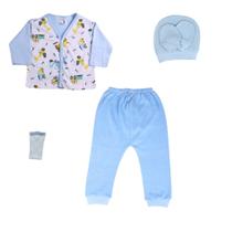 Kit Bebê Inverno 5 Peças Algodão Macio e Quentinho Enxoval Kit Bebê Inverno 5 Peças Algodão Macio e Quentinho Enxoval