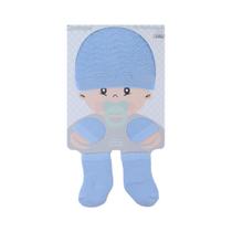 Kit Bebê Masculino Centopé Maternidade 3 Peças Azul - 00063