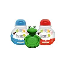 Kit Bebe Natureza Shampoo Cond E Saboneteira Sapinho