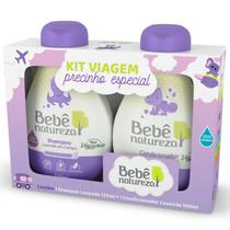 Kit Bebê Natureza Viagem Lavanda Shampoo 120ml Condicionador 100ml Kit Bebê Natureza Viagem Lavanda Shampoo 120ml Condicionador 100ml