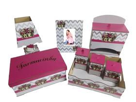 Kit Bebe Quarto Berço Maternidade Decorativo Safari Decoração